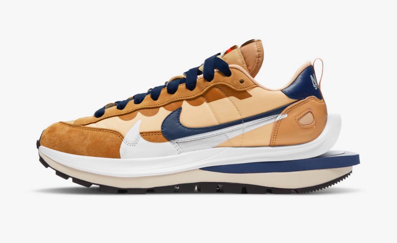 SACAI X NIKE ? Scarpe NIKE Sacai x VaporWaffle 'Sesame Blue Void' Marrone DD1875 200 TAGLIA 10 RARE!