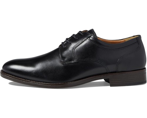 Johnston & Murphy Z9809 Black Full Grain Lewis Plain Toe Dress Shoe Size 13 M - Picture 4 of 6