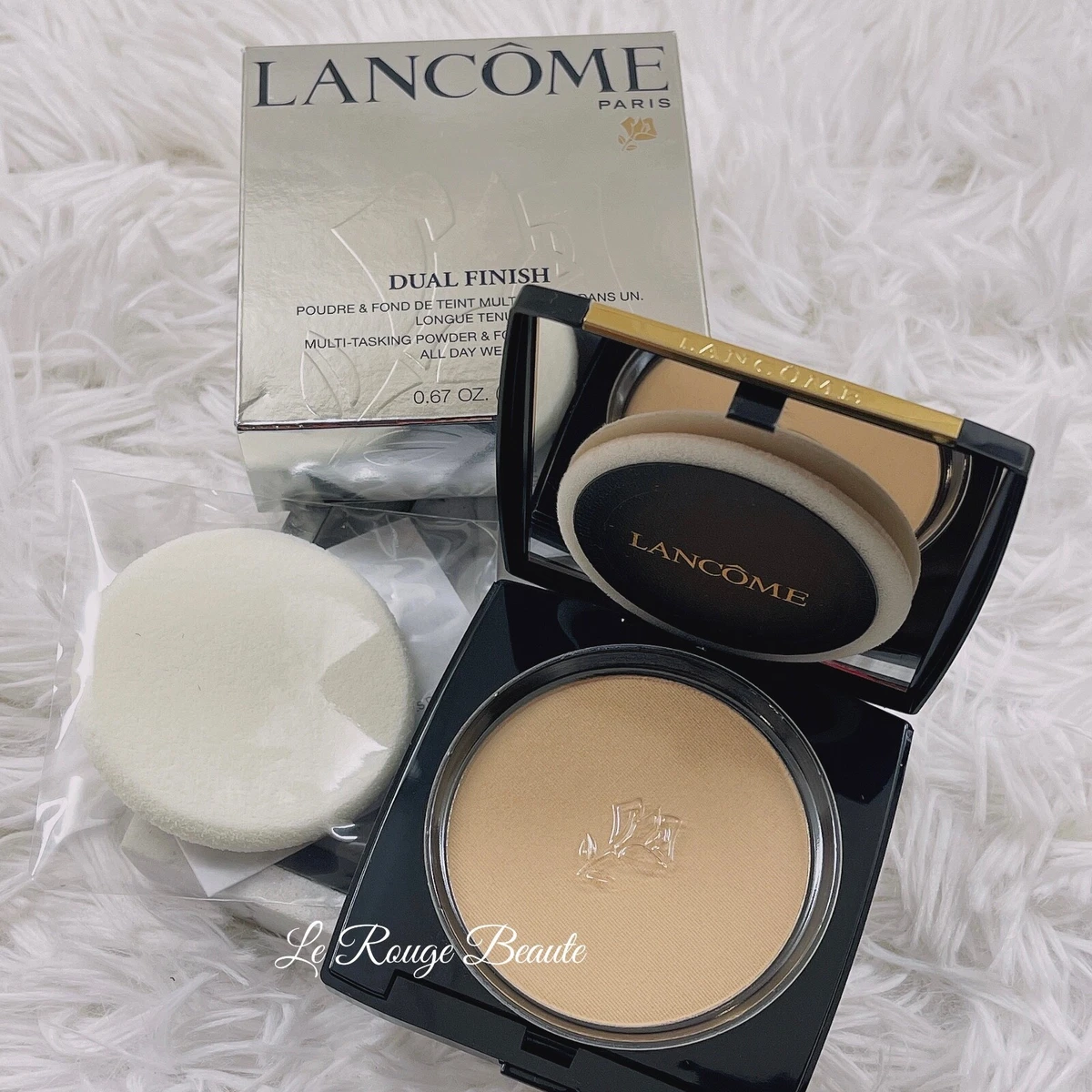Lancome Dual Finish Powder Foundation 315 Wheat II W 0.67oz 19g