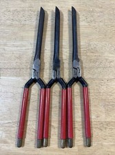 Vintage Lot Of 3 Kayser Mesh Shears Black Red D,D,C - France
