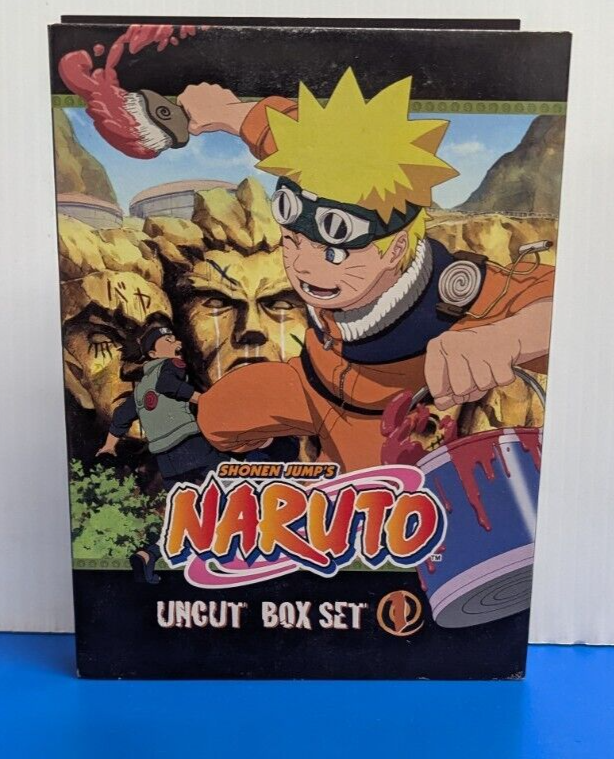 NARUTO DVD COLLECTION UNCUT 1 UNCUT 2 COLL LIM ED HEADBAND + 3
