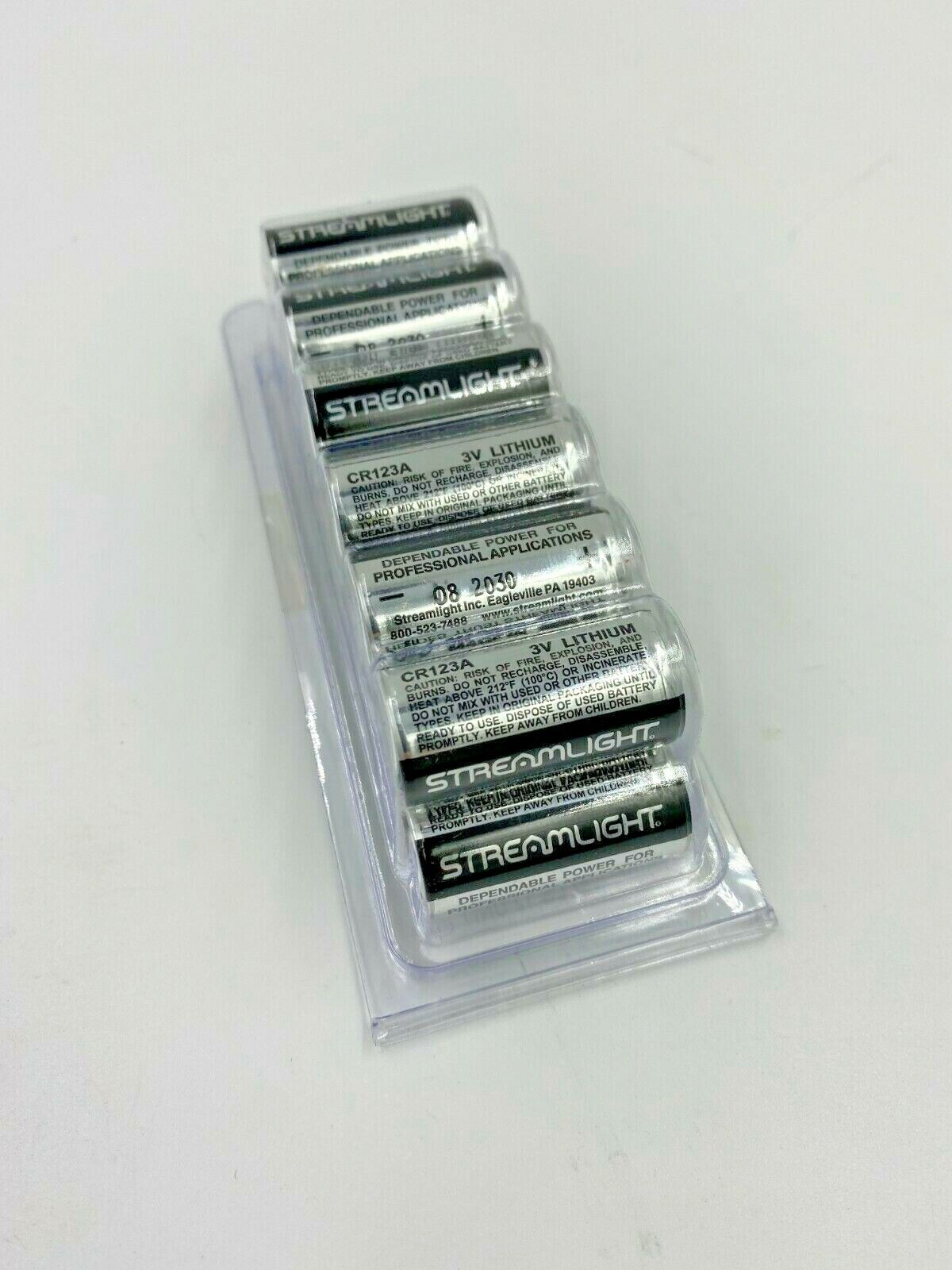 Streamlight 85177 12 Pack 3v CR123A Lithium Cell Batteries