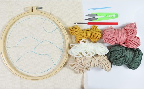 Embroidery Starter Kits-DIY Needle Craft Embroidery Supply for Adults - Picture 2 of 7