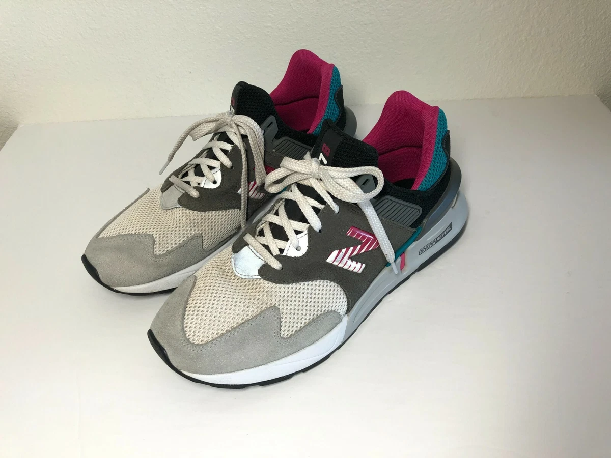 New Balance MS997JCF &#034;Sport&#034; (Castle Grey Amazon / Pink) Suede 997 M Sz | eBay