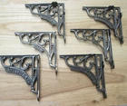1 X 6"/150mm Vintage Traditional Old Style Shelf Brackets Bracket Cast Iron