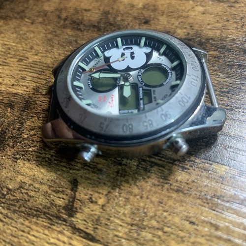 Disney Mickey Mouse Time Works Timex Men’s Chronograph watch Needs Work As Is - Picture 4 of 7