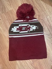 Starter Mens One Size Purple/Grey/White Bobble Ski Hat New Without Tag