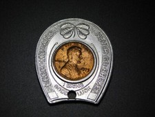 TOKEN 1975 D LINCOLN CENT SILVER CITY CASINO LAS VEGAS GOOD LUCK PENNY