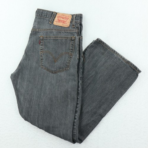 Levi's 517 Bootcut Jeans Gray Dark Wash 