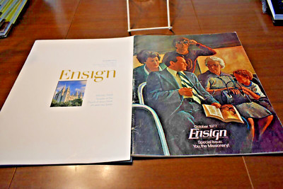 ENSIGNS 2 Special Issue Magazines 2010-Temples, 1977-Missionary Work Mormon LDS