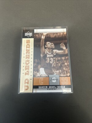 2003-04 UPPER DECK LEGENDS THROWBACK #44 KAREEM ABDUL-JABBAR LOS 