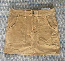 American Eagle Corduroy Mini Skirt Women's 4 A Line Super Stretch Festival NWT