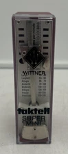 Wittner Taktell Super-Mini Metronome Red Wind-Up Mechanical Tempo 40–208 BPM
