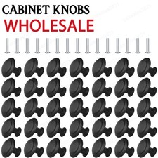 Lot of Zinc Alloy Drawer Pull Knobs Hardware Matte Black Kitchen Cabinet Handles