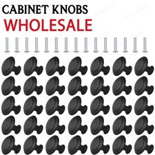 Lot of Zinc Alloy Drawer Pull Knobs Hardware Matte Black Kitchen Cabinet Handles