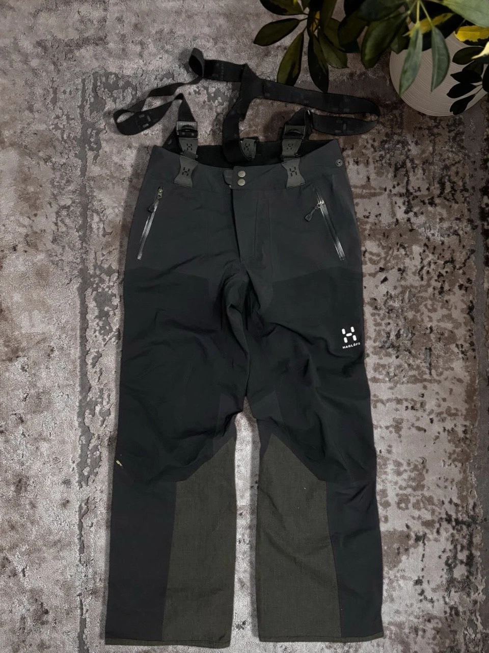 VTG Haglofs Gore-Tex Soft Shell Black Outdoor W' Ski Pants