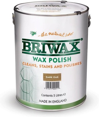 Briwax Wachspolitur Satin Glanz Rapid Dry 16 Farbtöne 200g/370g/400g/5L