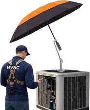 Magnetic Umbrella with Base for HVAC Portable Sun Rain Protection Folding