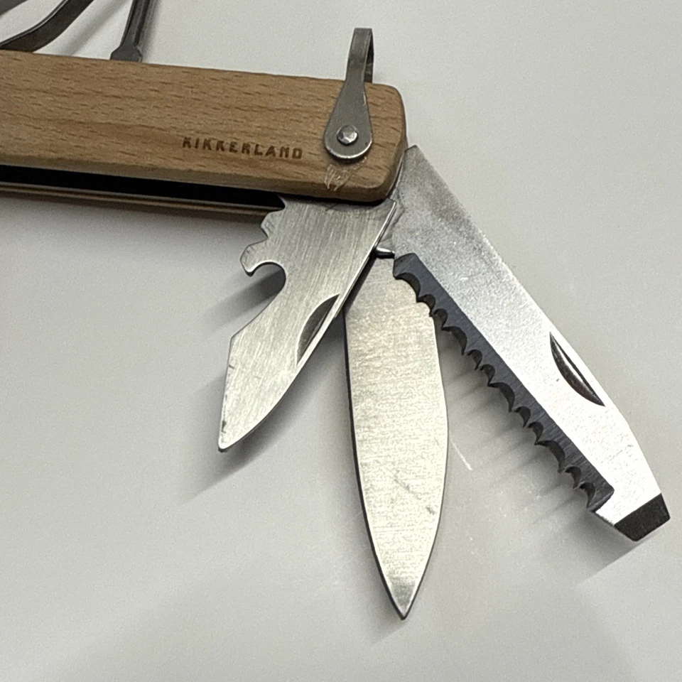 Multiherramienta Kikkerland - Mango de madera y 10 herramientas... ¡Ver fotos! Foto 3 de 4