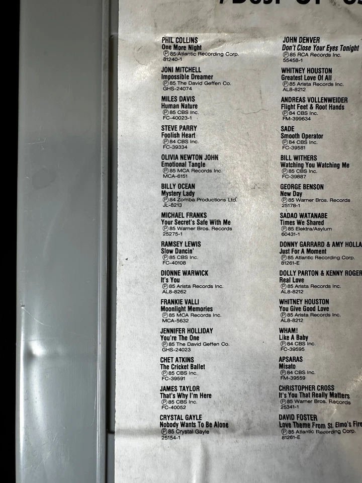 '85 Rock Large Format 4 Track Tape DEMO ONLY Version for Commercial Use Untested - Image 4 of 4