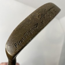 First Flight Putter by Otey Crisman FB2 F B 2 BLADE Wood Shaft 35.5”