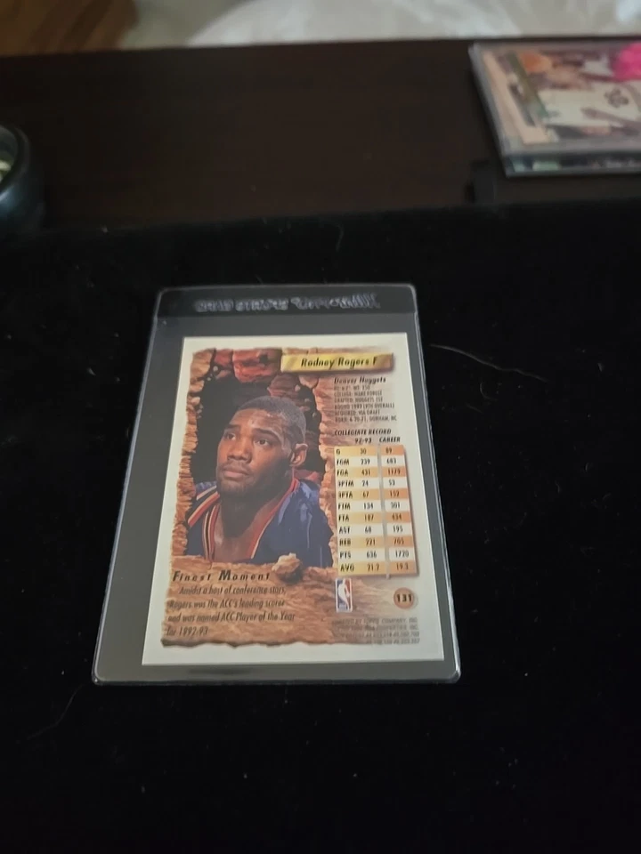 Topps Chrome Rodney Rogers #131, Jim Jackson #136, Calvert Chaney #84 Foto 3 de 4