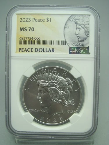 2023 Peace Silver Dollar NGC MS 70