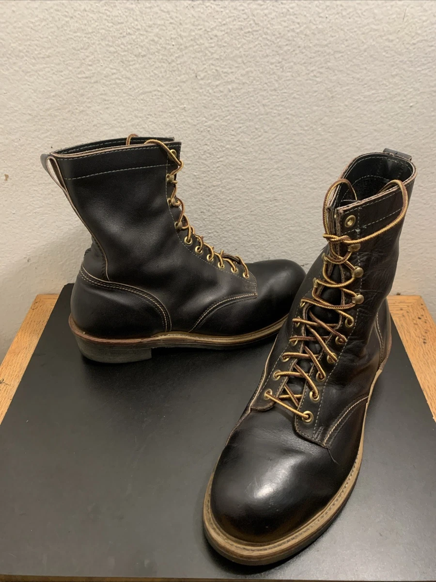 Vintage Knapp Mens Safety Work Shoes Black 13EEE Lace Up Non Marking Oil Proof knapp shoes products for sale | eBay main image 3