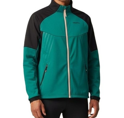 Craft Ventair X Wind Waterproof Jacket Men Large Warm Breathable Blue Green