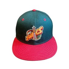 VTG 1994 Seattle Sonics New Era Fitted Hat 6 7/8 Wool Made in USA NBA
