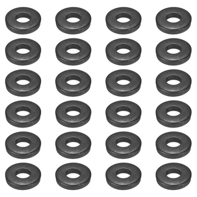 #ad 24 Pcs Carbon Steel Flat Washer Fits M12 x 30mm x 6mm Black Washer Fits $38.20
