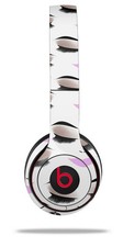 Skin Wrap for Beats Solo Wireless 2 3 4 Face Light Pink SKIN ONLY