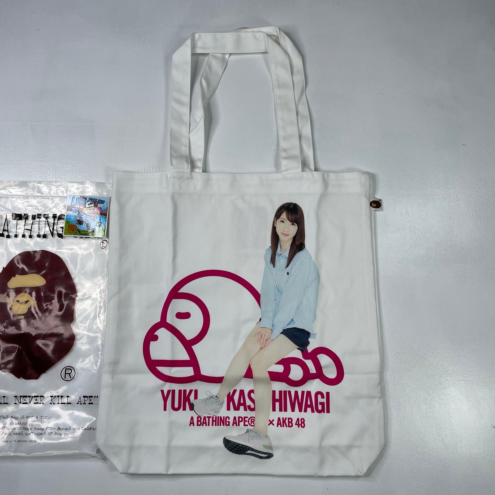 BAPE x AKB48 Rare 2016 Tote Bag Brand New OS