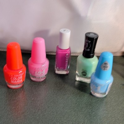 Sally Hansen essie SinfulColors Nail Polish Lot of 5 Multicolor Gloss Shiny