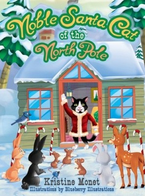 Edle Weihnachtsmannkatze vom Nordpol von Kristine Monet [gebunden]