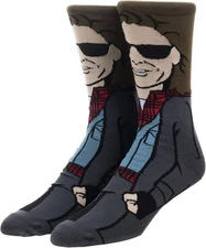 The Breakfast Club Teen Movie John Bender 360 Character Collection Crew Socks
