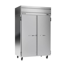 Beverage Air HRPS2HC-1S 52" 2-Section Reach-In Refrigerator w/ 2 Solid Full D...