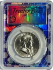 1957-D Franklin Half Dollar 50c PCGS MS64 - Trader Bea - Purple Core