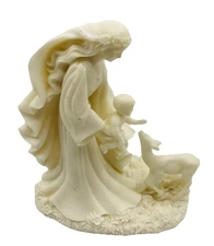 Vintage Millennium Collection GENTLE LOVE 1996  Mother Child Fawn Deer Roman Inc