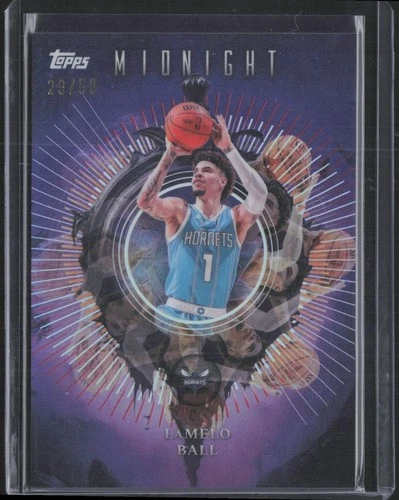 2025-26 Topps Midnight #IN-3 LaMelo Ball Insomnia Summer Solstice #/50