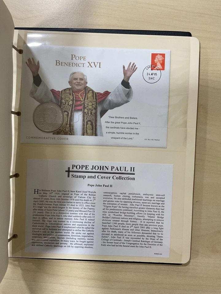 Sellos del Vaticano. Colección como nueva. Algunas fundas para monedas. F184 Foto 4 de 4