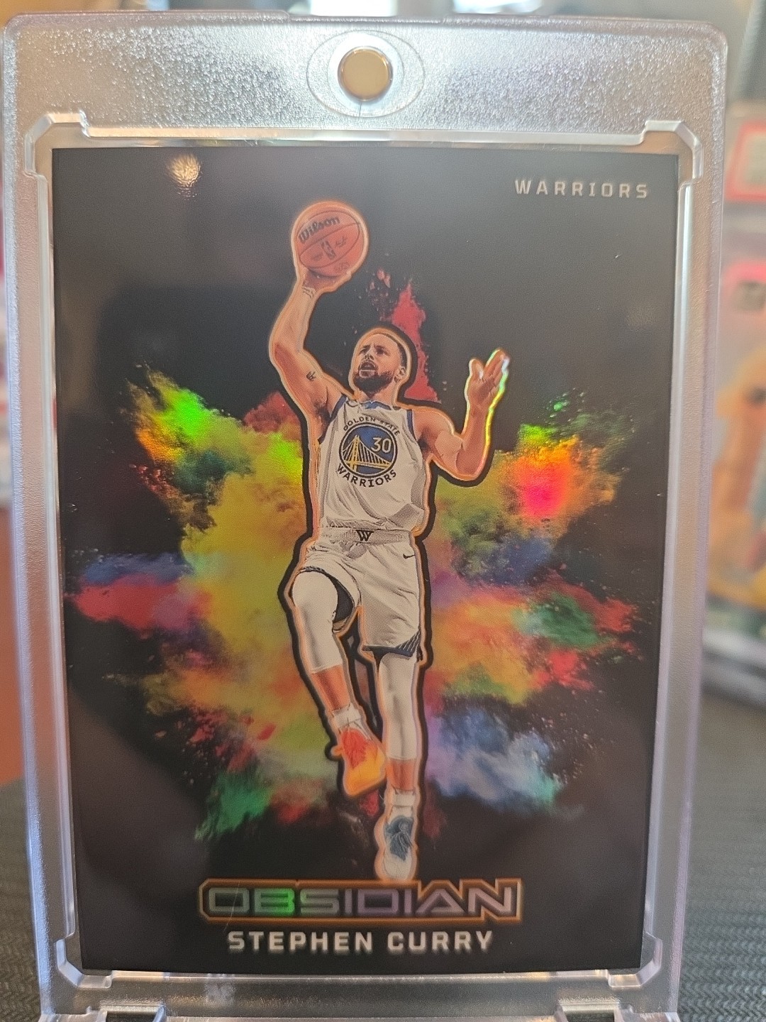 Stephen Curry 2024 Obsidian Black Colorblast SP Case Hit #6🔥🔥🔥