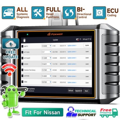FOXWELL NT710 For Nissan Bidirectional OBD2 Scanner Diagnostic Tool ECU Coding