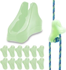 12Pack Ultralight Guyline Tensioners Tent Guyline Cord Rope Adjuster for Outdoor