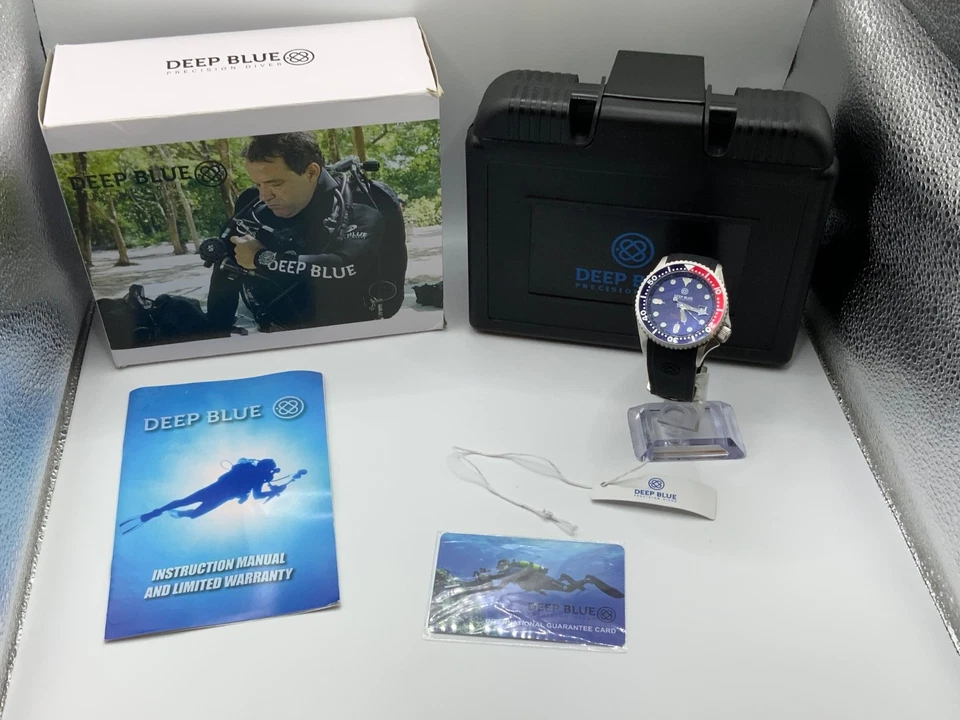 Deep Blue Pro Sea Diver 41MM Quartz 200M Diver Watch B&P - Image 2 of 4