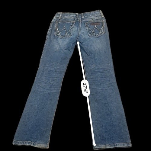 Wrangler Womens Boot Cut Jeans Size 27 Cowgirl Rodeo Country Barn Equestrian - Picture 3 of 9