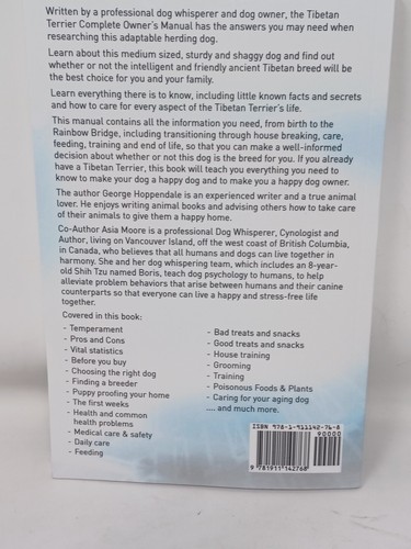 Tibetan Terrier. Tibetan Terrier Dog Complete Owners Manual. Tibetan Terrier - Picture 3 of 6