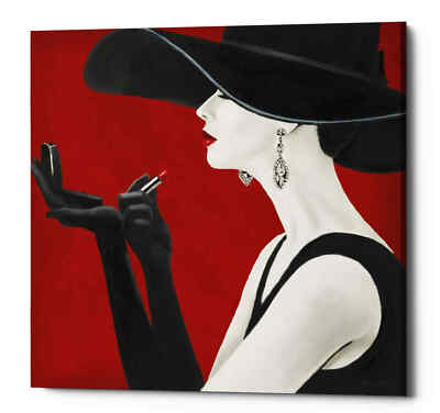 Epic Graffiti 'Haute Chapeau Rouge II' by Marco Fabiano, Giclee Canvas Wall Art