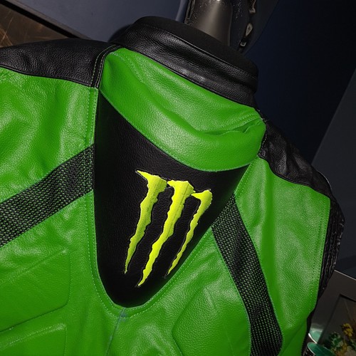 KAWASAKIMan'sMotorbike Jacket/Like NEW/4XL/Armp2Armp65cm/Around Waist121cm/L70cm - Picture 22 of 24