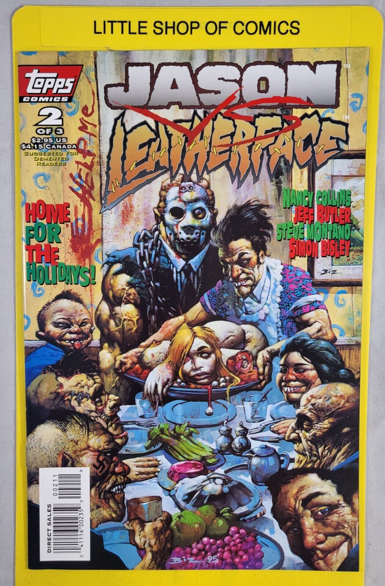 Jason Vs Leatherface #2 1995 Topps Comics NM | eBay